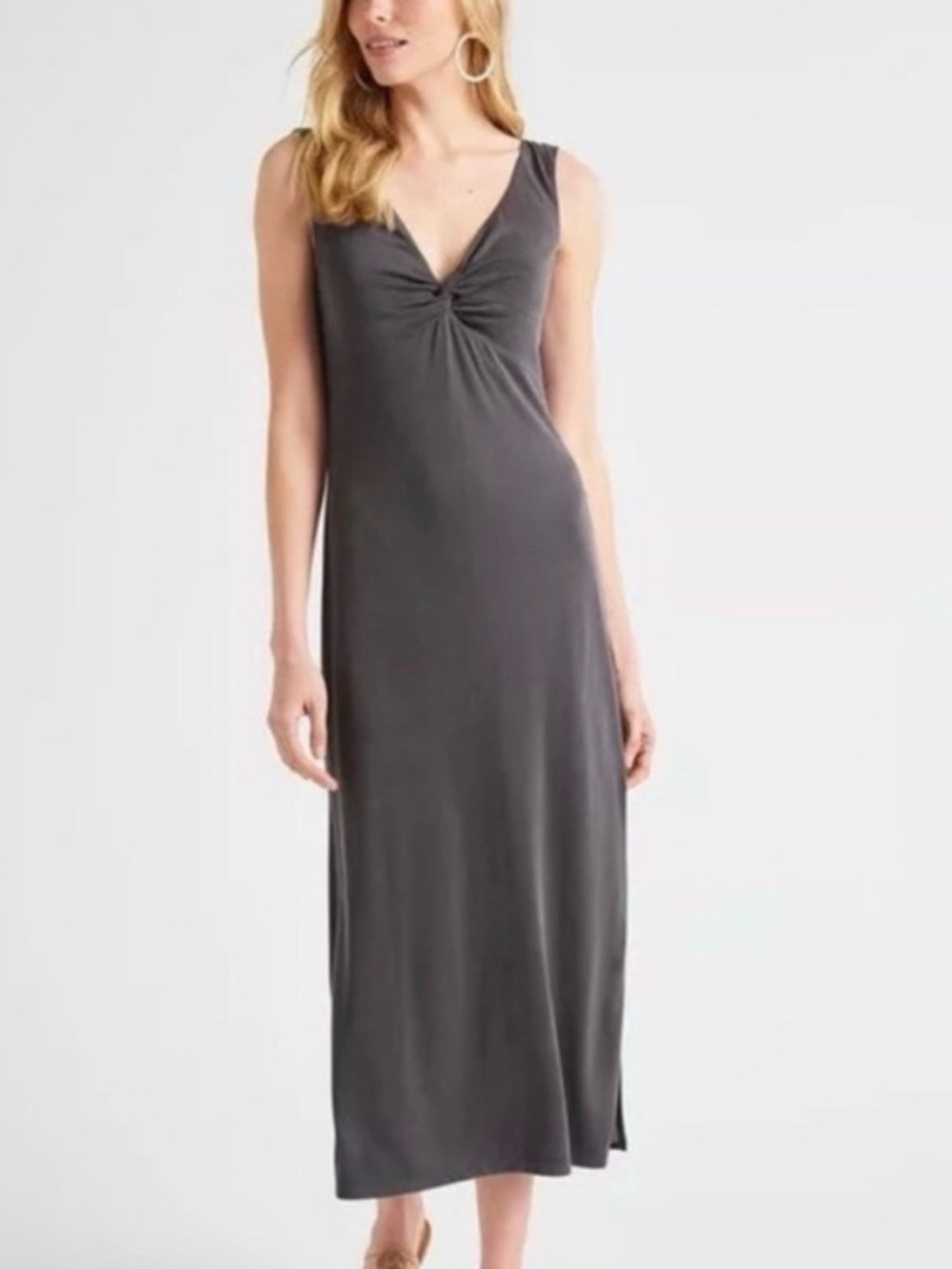 Splendid Twist Front Maxi Dress – Women’s Size Small